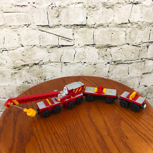 rocky wooden train